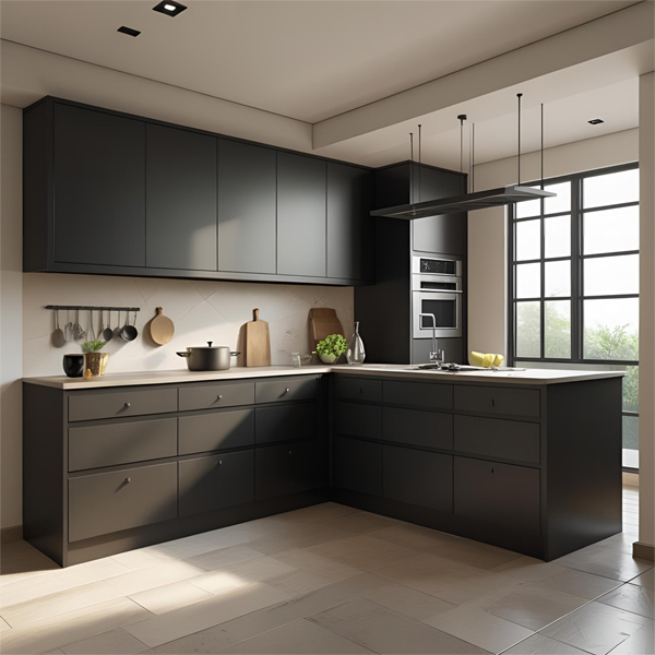 L-shaped Modular Kitchen in Delhi 2025 apartments