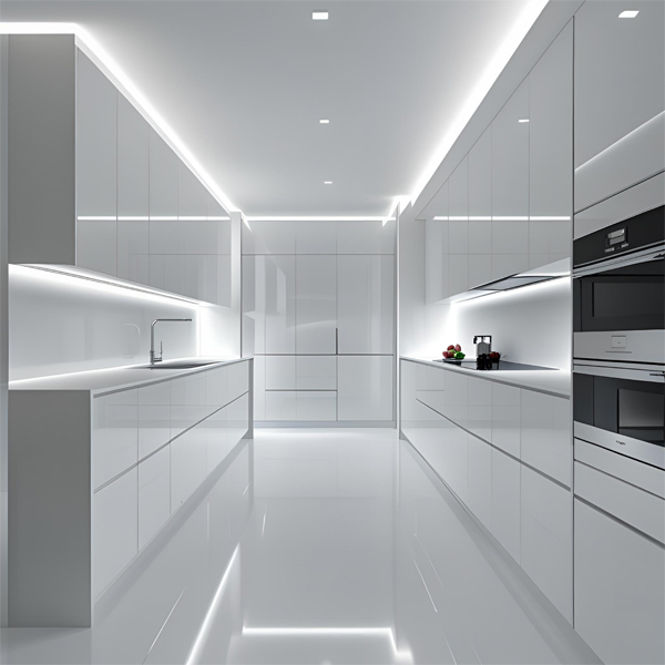 Parallel modular kitchen design layout