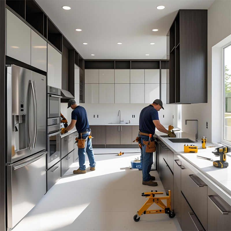 Modular kitchen installation process in Delhi – step-by-step visual guide