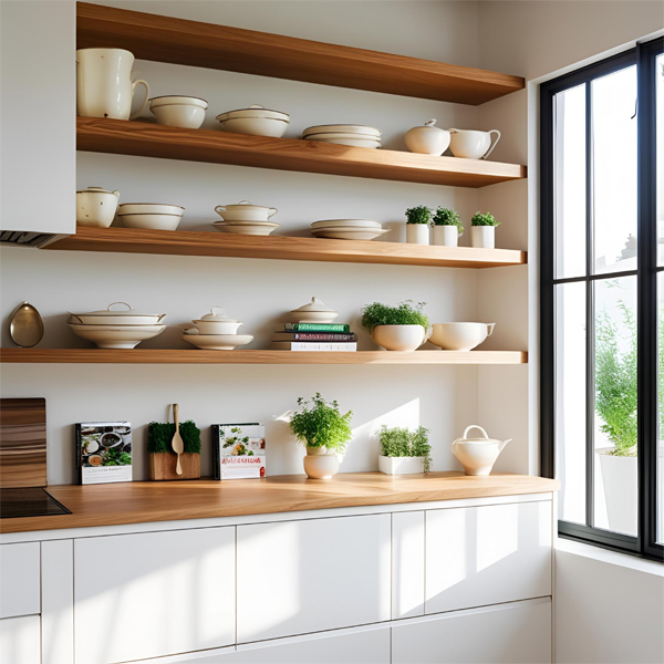 Open Shelf Modular Kitchen Trend in Delhi