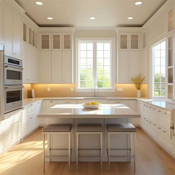 Island Modular Kitchen with Smart Storage in Delhi