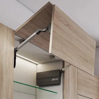 overhead storage ideas for l shaped modular kitchen