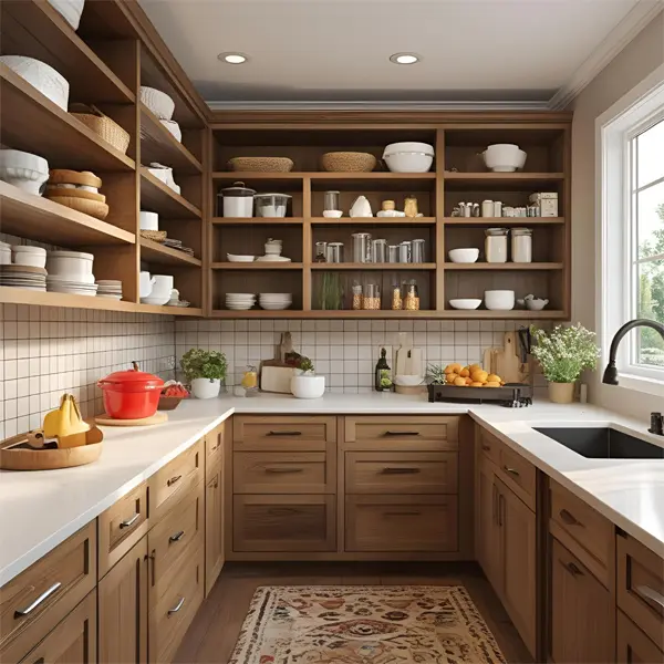 U-shaped modular kitchen in Delhi NCR
