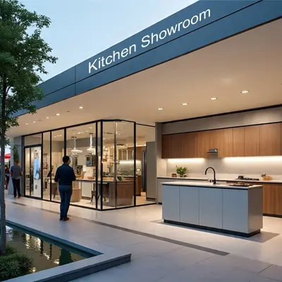 Compact u shaped kitchen for small apartments