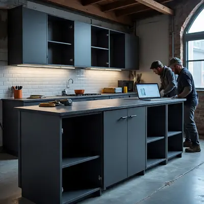 72 hours installation small modular kitchen setup