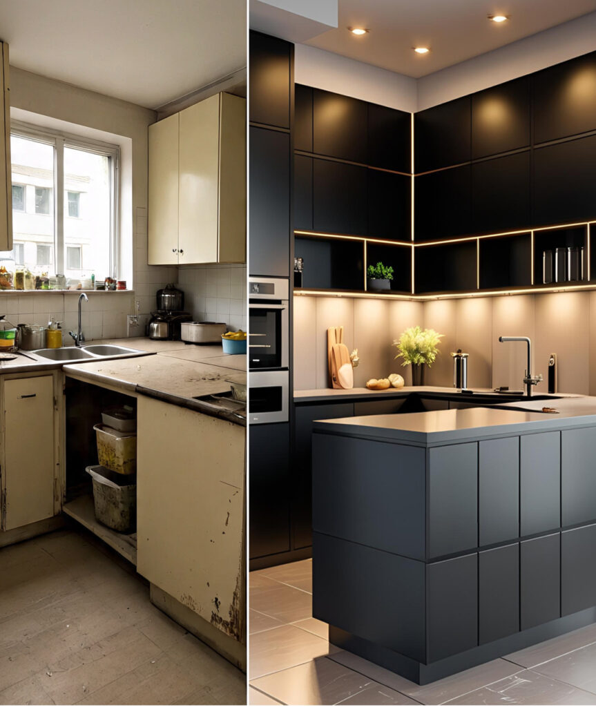 modular kitchen for flats – 72 hour installation process