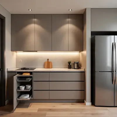 modern modular kitchen for flats – Delhi homeowner review