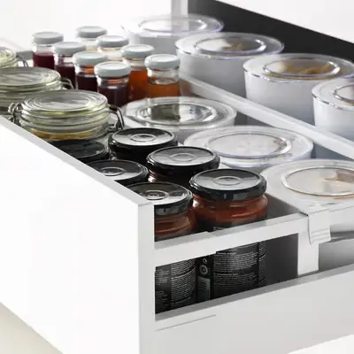 modular kitchen for flats – compact storage design