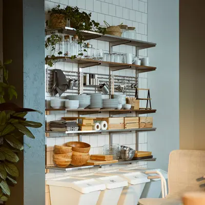 modular kitchen for flats – compact storage design