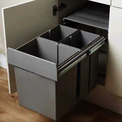 modular kitchen for flats in Delhi – 3D design preview