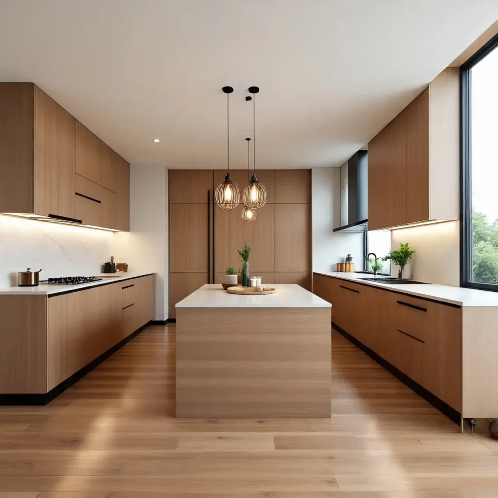 Parallel Island Modular Kitchen