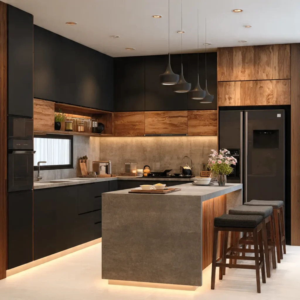Island Modular Kitchen Designs Modern Layout