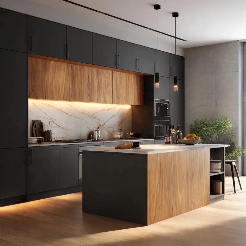 Island Modular Kitchen Designs Modern Layout