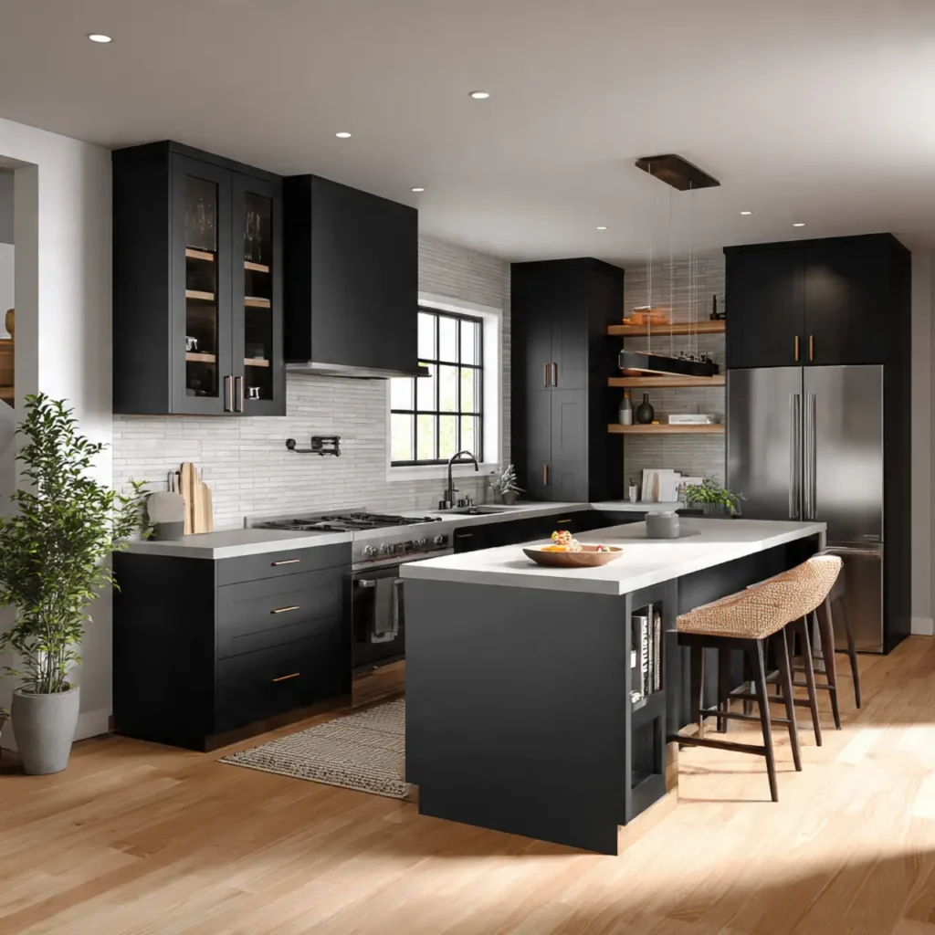 custom island modular kitchens