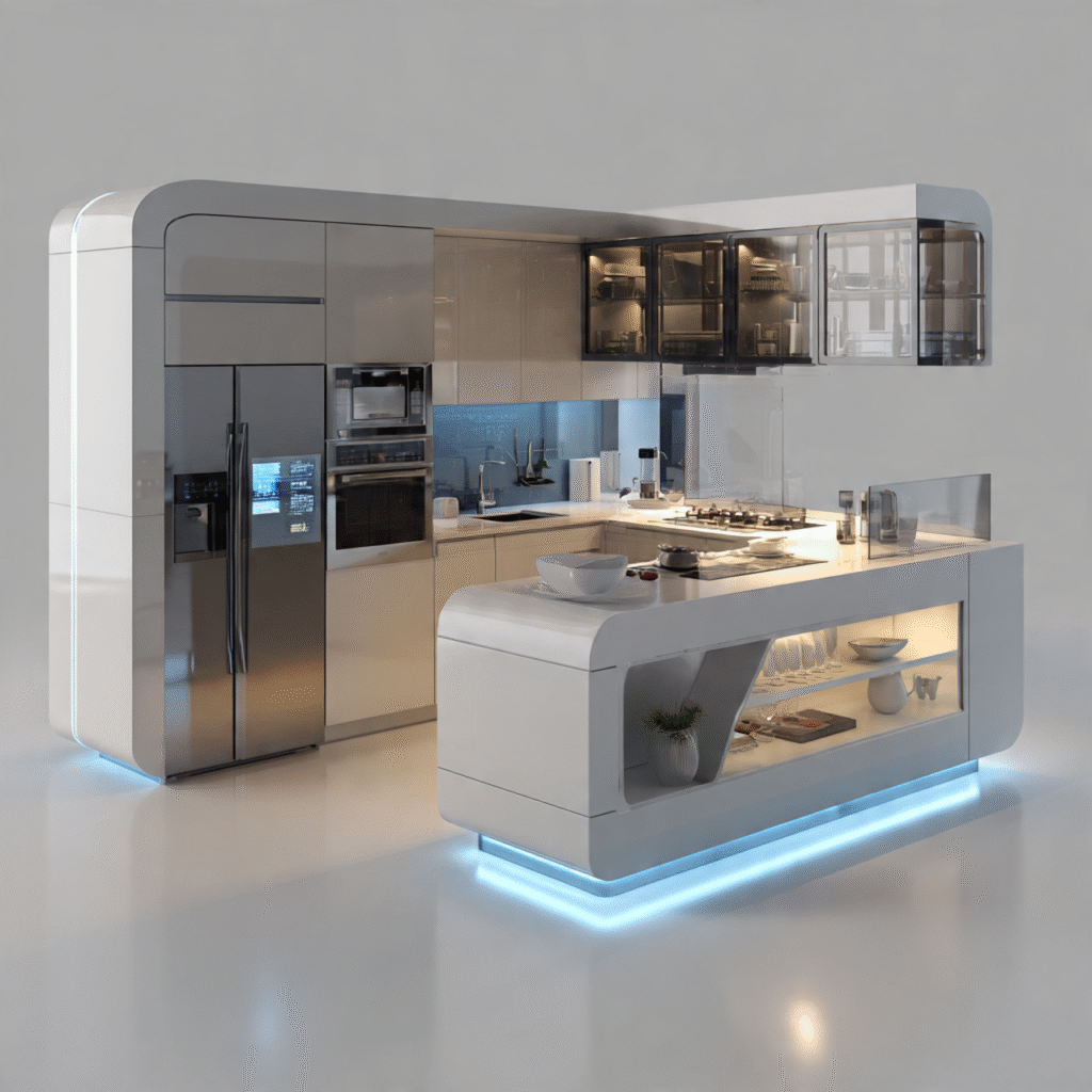 Island Modular Kitchen at factory direct prices